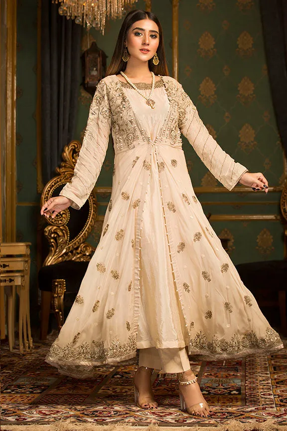 2299-NOORI EMBROIDERED CHIFFON STITCHED