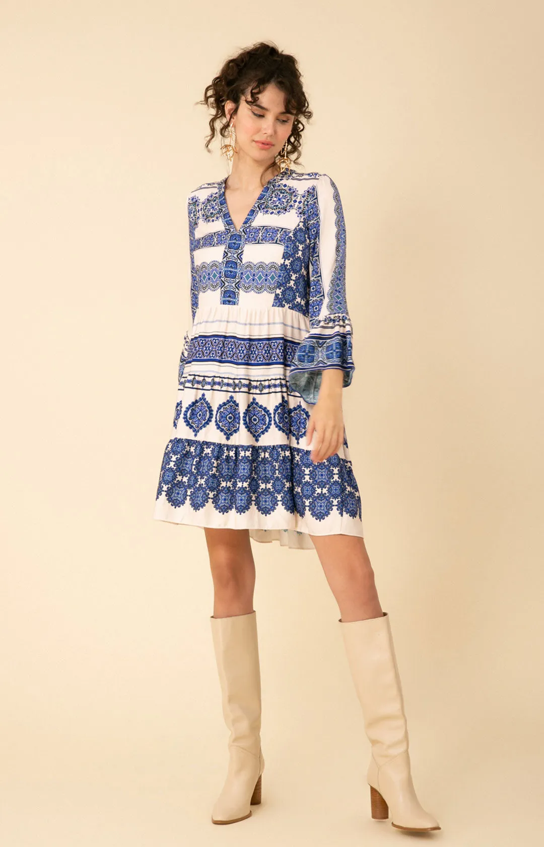Agathe Twill Dress