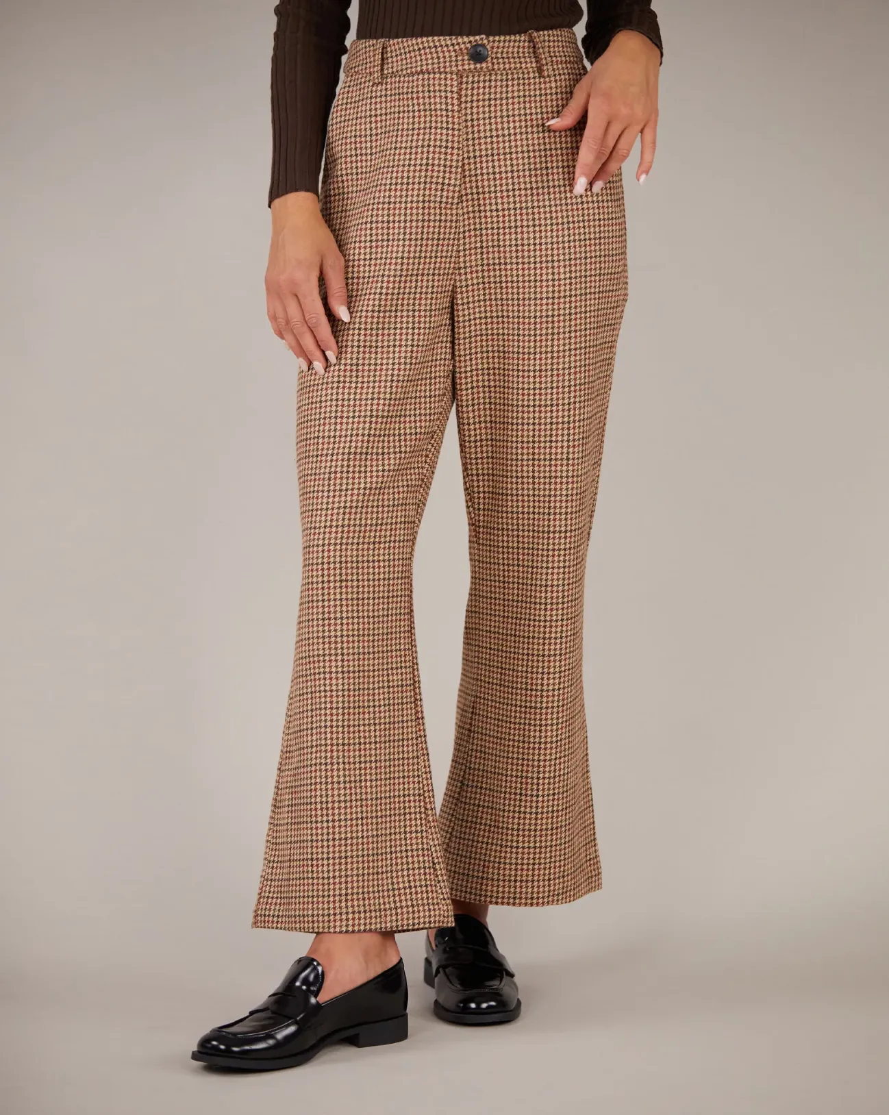 Amelius - Equinox Wool Check Pant Houndstooth