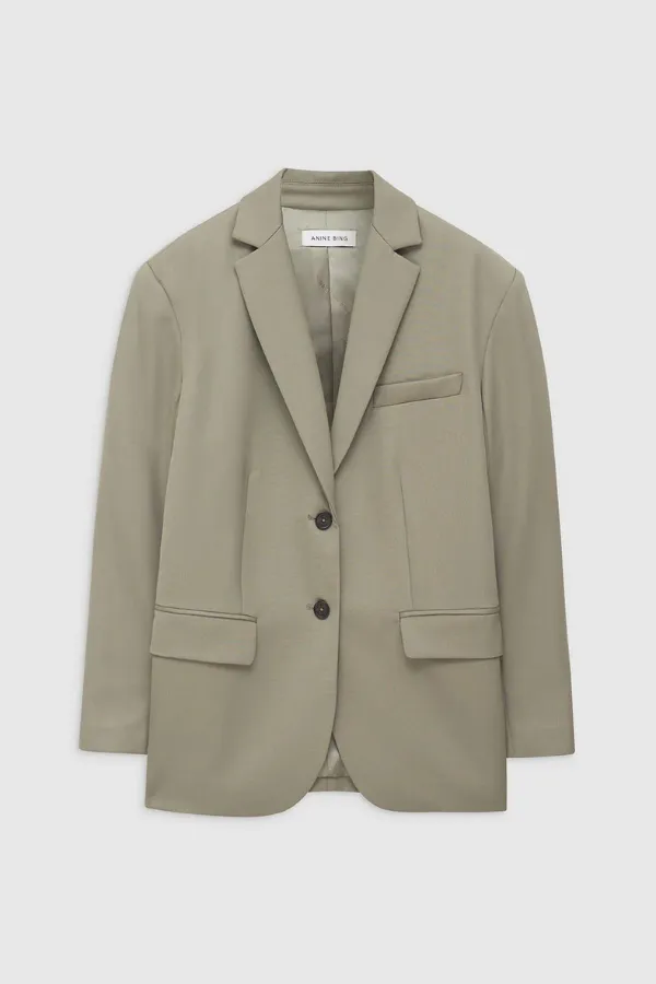 Anine Bing | Quinn Blazer - Green Khaki