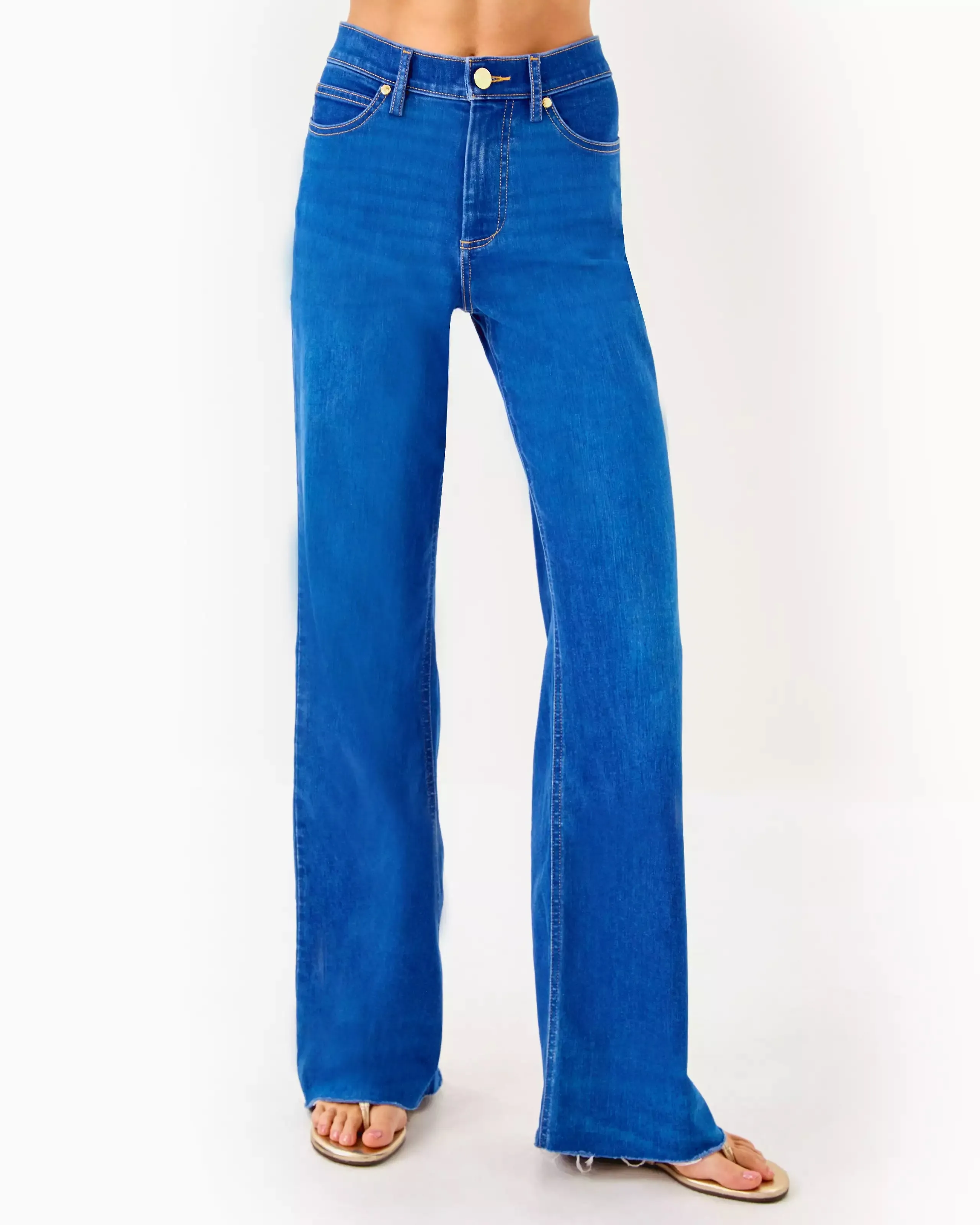 ANISTON HIGH RISE STRAIGH MEDIUM WASH