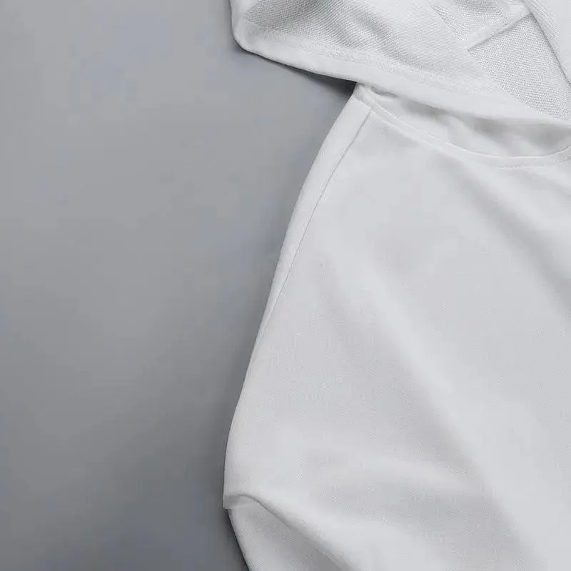 Autumn Leisure Fleece and Shorts Suit