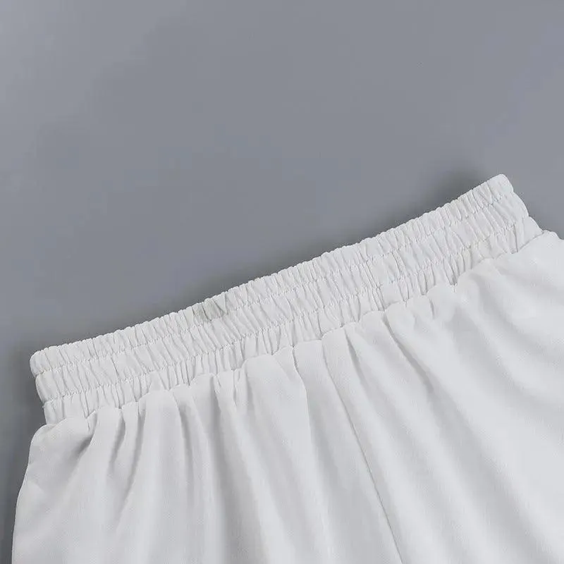 Autumn Leisure Fleece and Shorts Suit