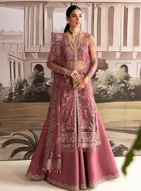 Ayzel By Afrozeh Embroidered Net Unstitched 3 Piece Suit - 08 PANSY