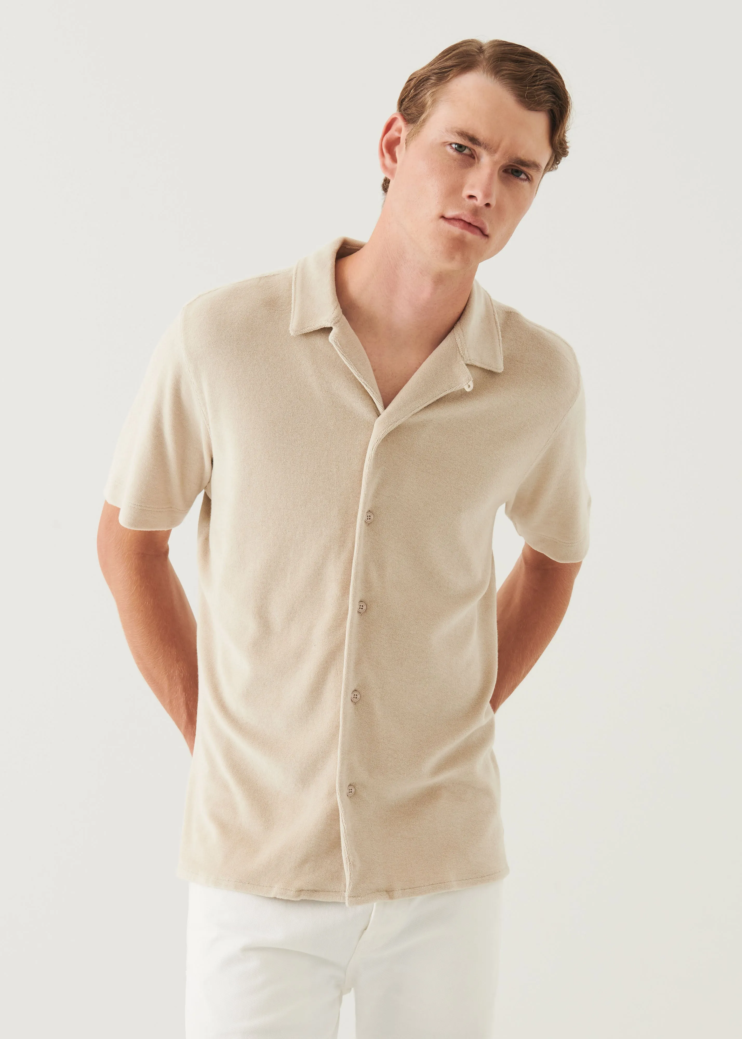 Beach Terry Camp Collar Shirt
