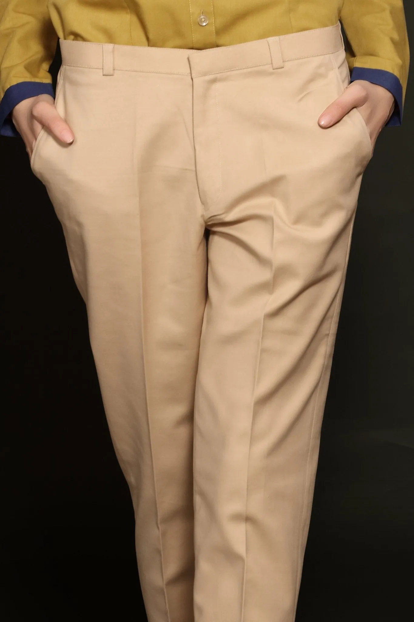 Beige Formal Trouser