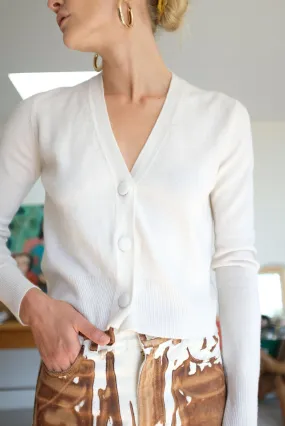 Beklina Cashmere Cardigan Ivory