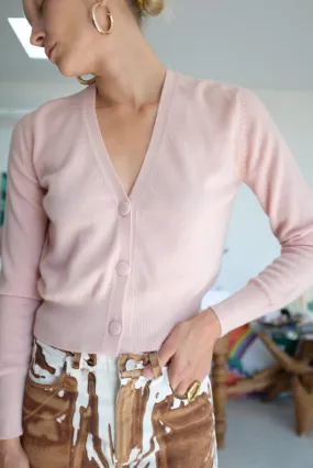 Beklina Cashmere Cardigan Petal