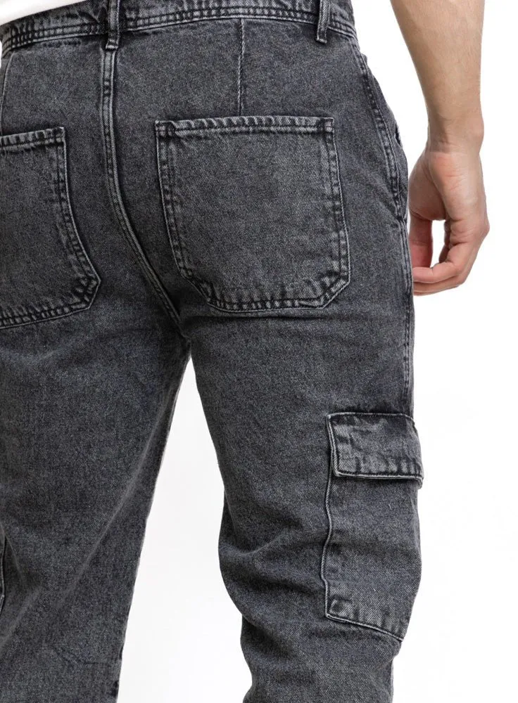 Black 1 Cargo jeans