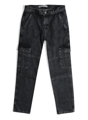 Black 1 Cargo jeans