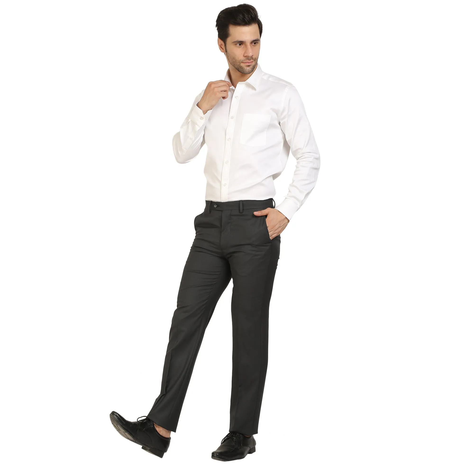 Black Gold Polywool Trouser