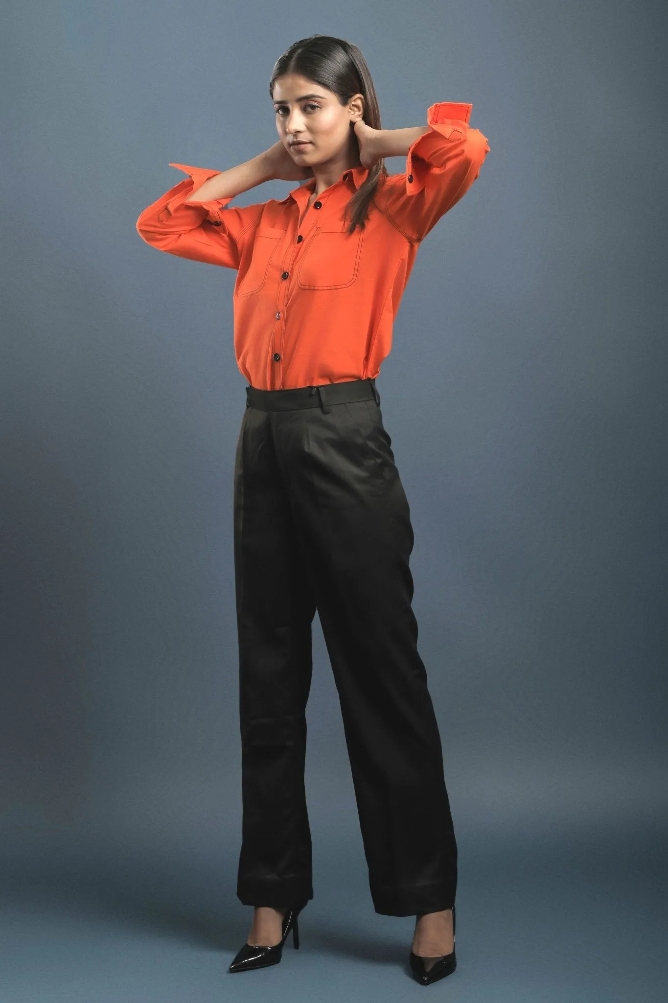 Black Straight Formal Trouser