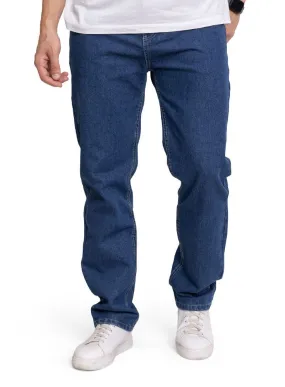 Blue 4 Wide Leg Jeans