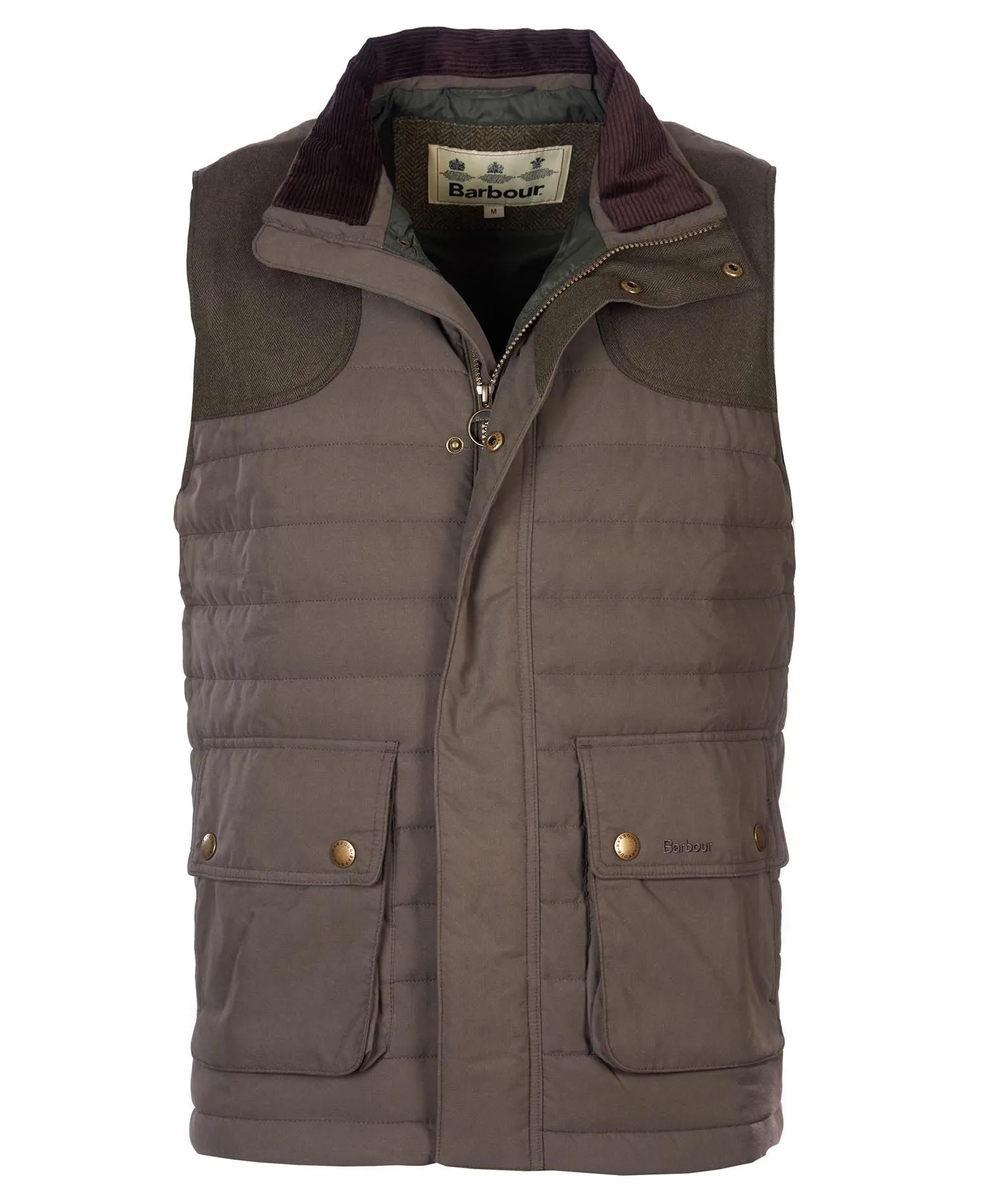 Bradford Quilted Gilet-Forest