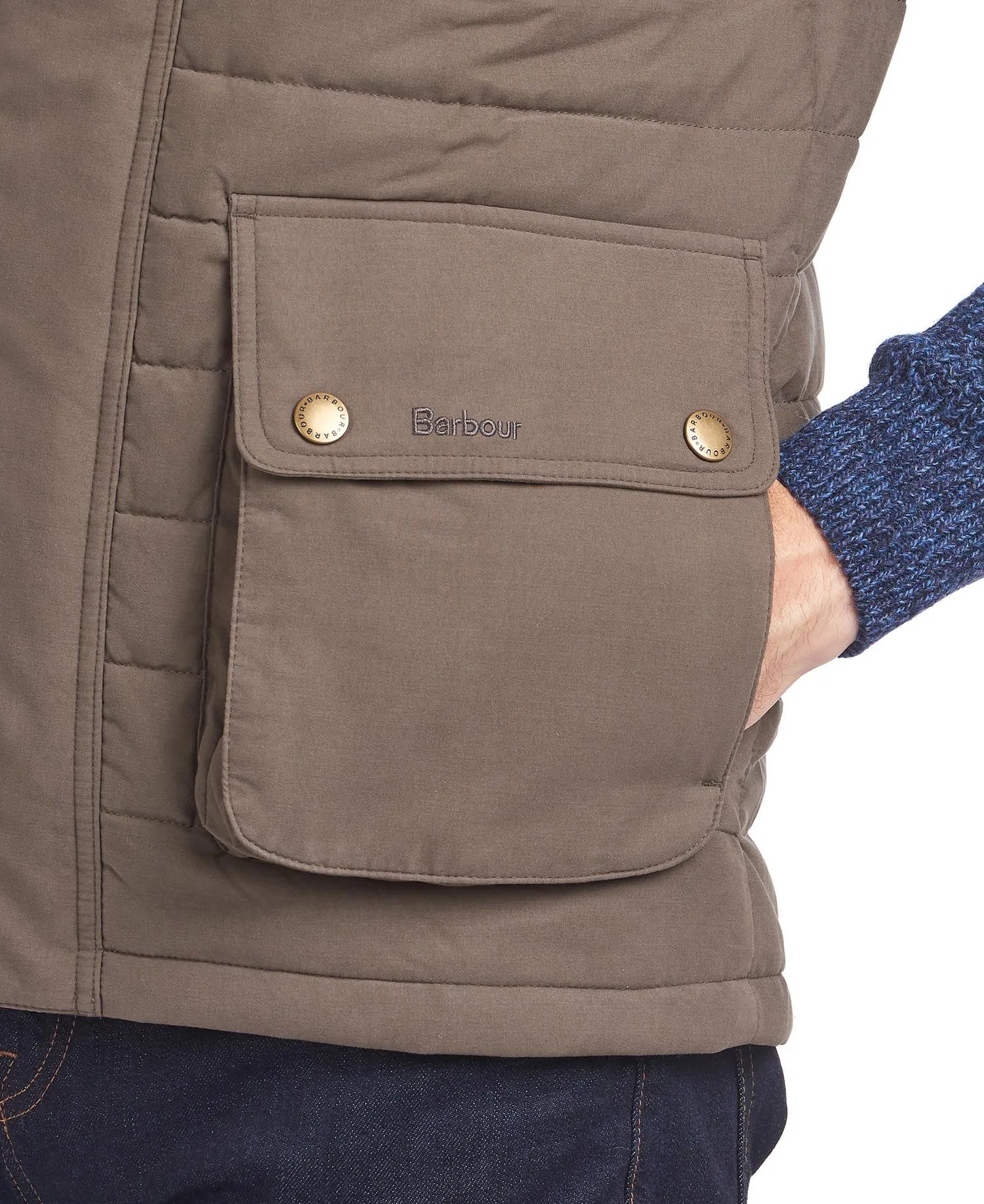 Bradford Quilted Gilet-Forest