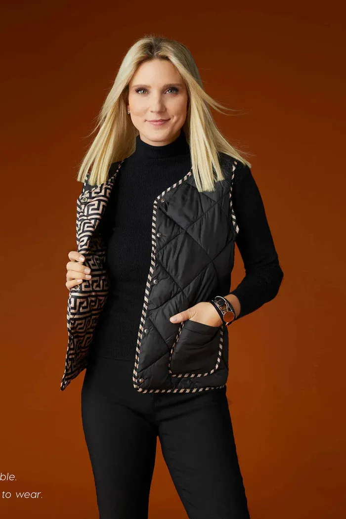 Braylin Reversible Quilted Vest