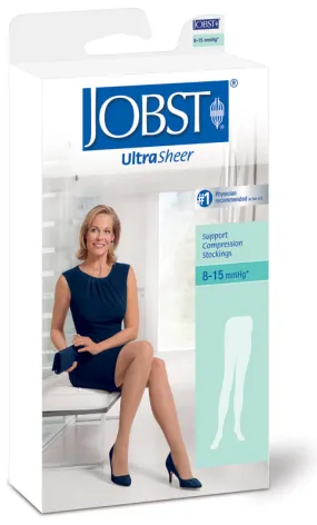 BSN Medical 117254 Jobst Medical Compression Stockings Maternity Pantyhose 8-15mmHg, UltraSheer, Standard Length, Silky Beige Color, Size Medium