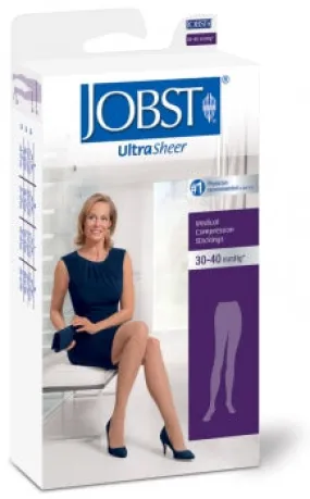 BSN Medical 122440 Jobst Medical Compression Stockings Pantyhose 30-40 mmHg, UltraSheer, Standard Length, X-Large Size, Natural Color