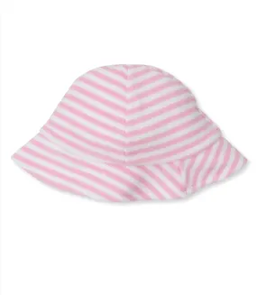 Cabana Pink Terry Stripes Terry Sunhat