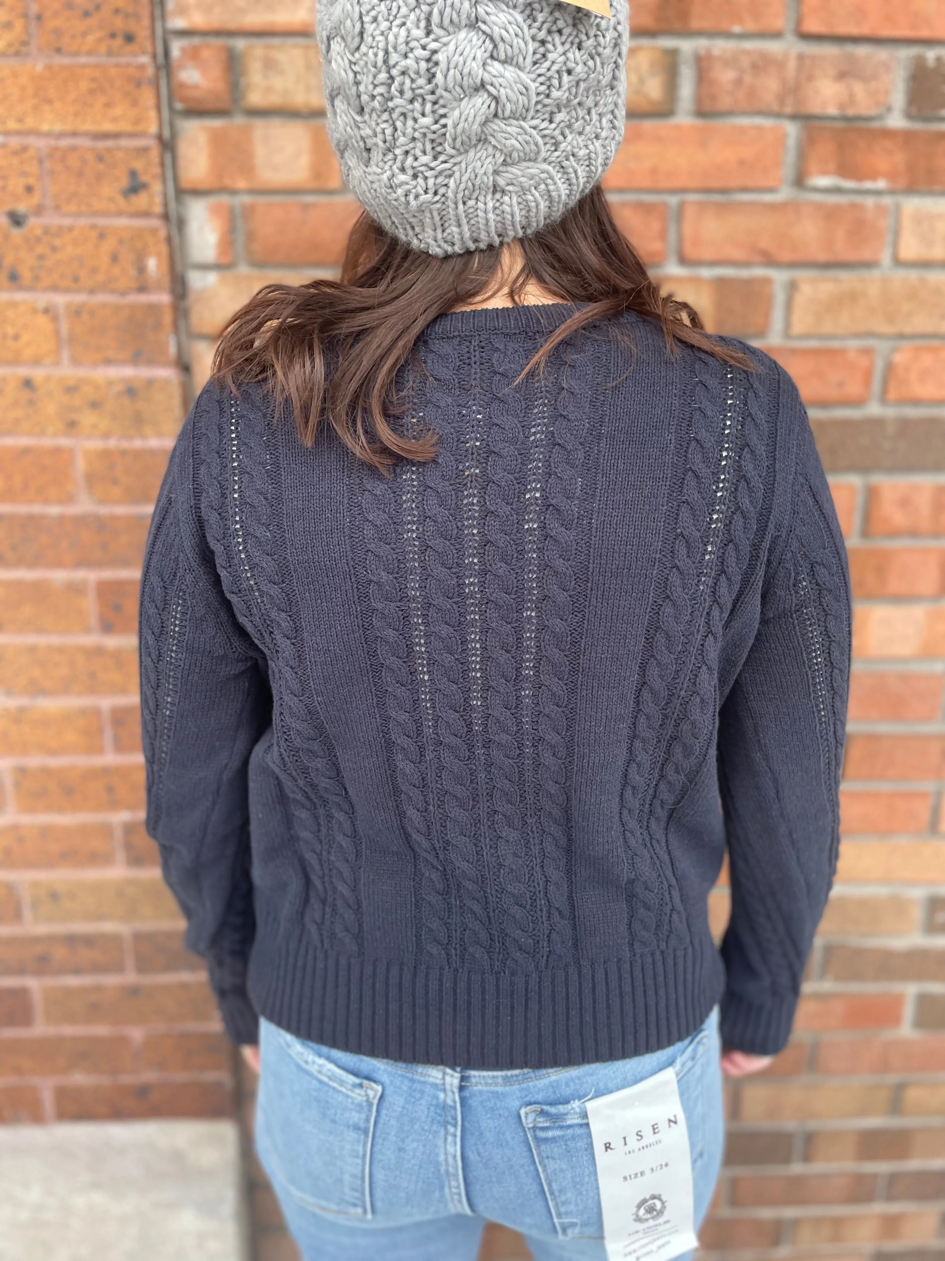 Cable Knit Classic Sweater