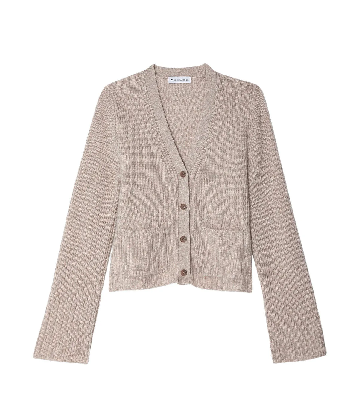 Cashmere Sleeve Cardigan in Sandwisp