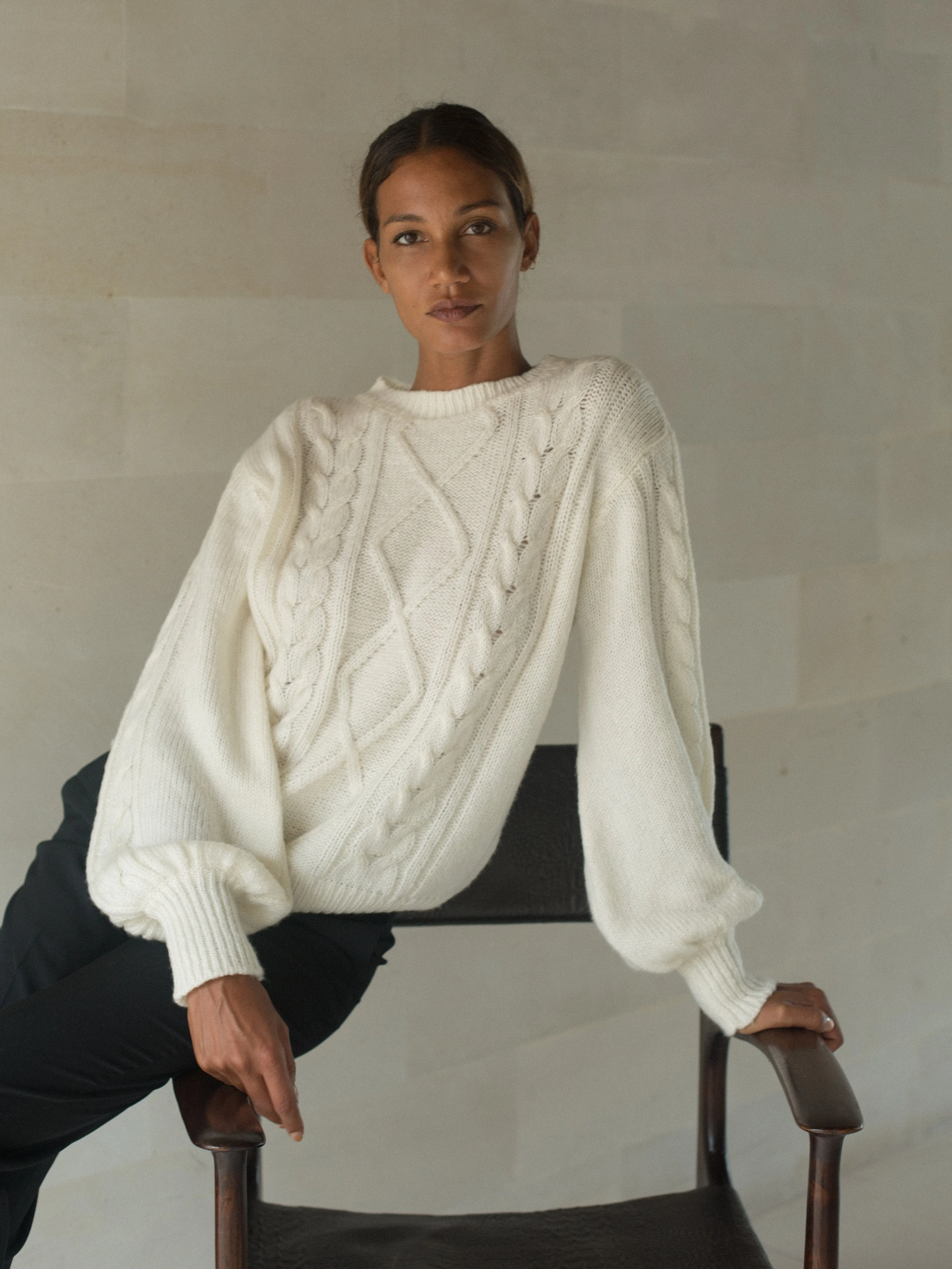 Cecile Cable Sweater