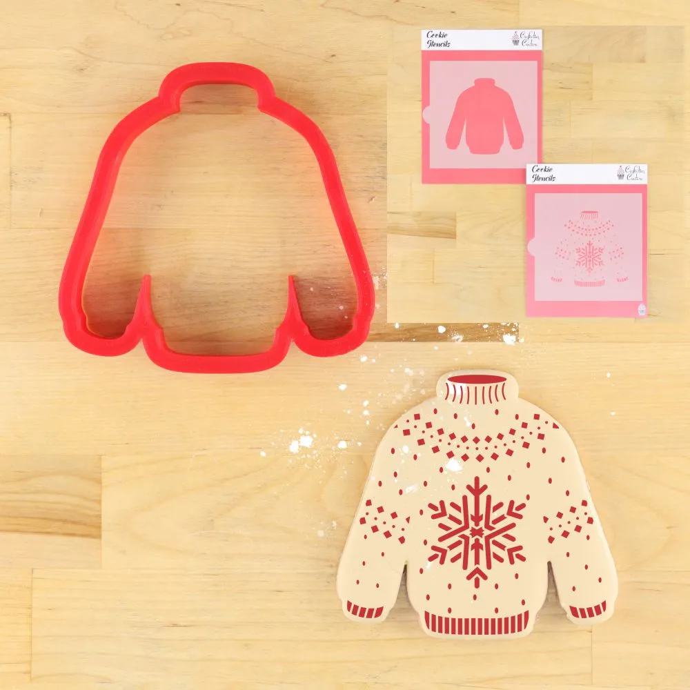 Christmas Sweater Cookie Cutter