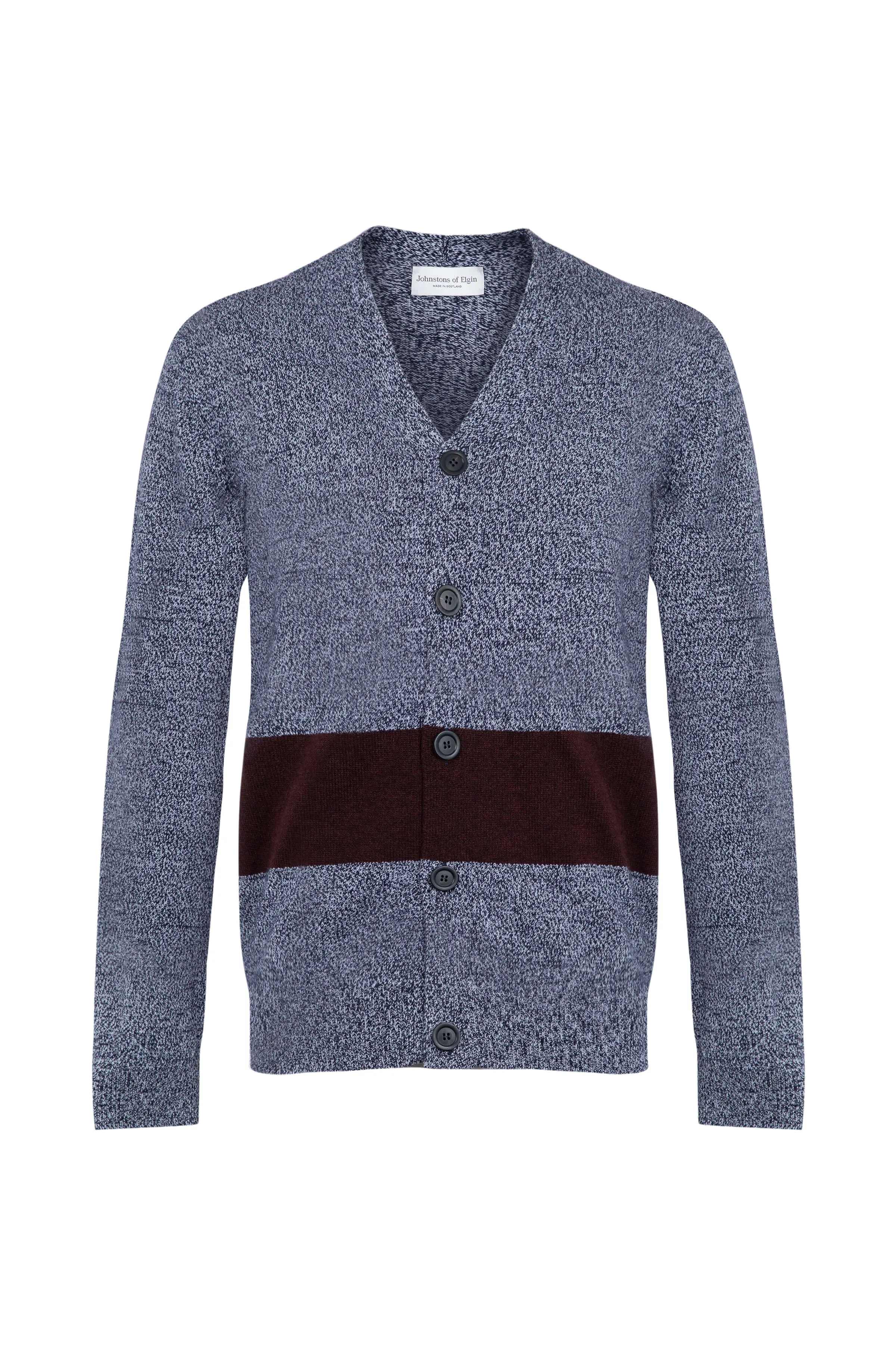 Colour Block Cashmere Cardigan