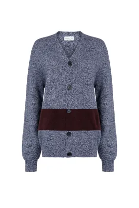 Colour Block Cashmere Cardigan