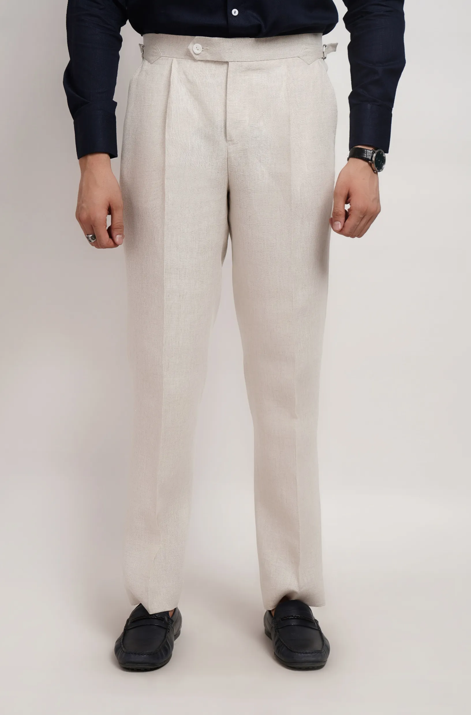 Cream Italian Trouser