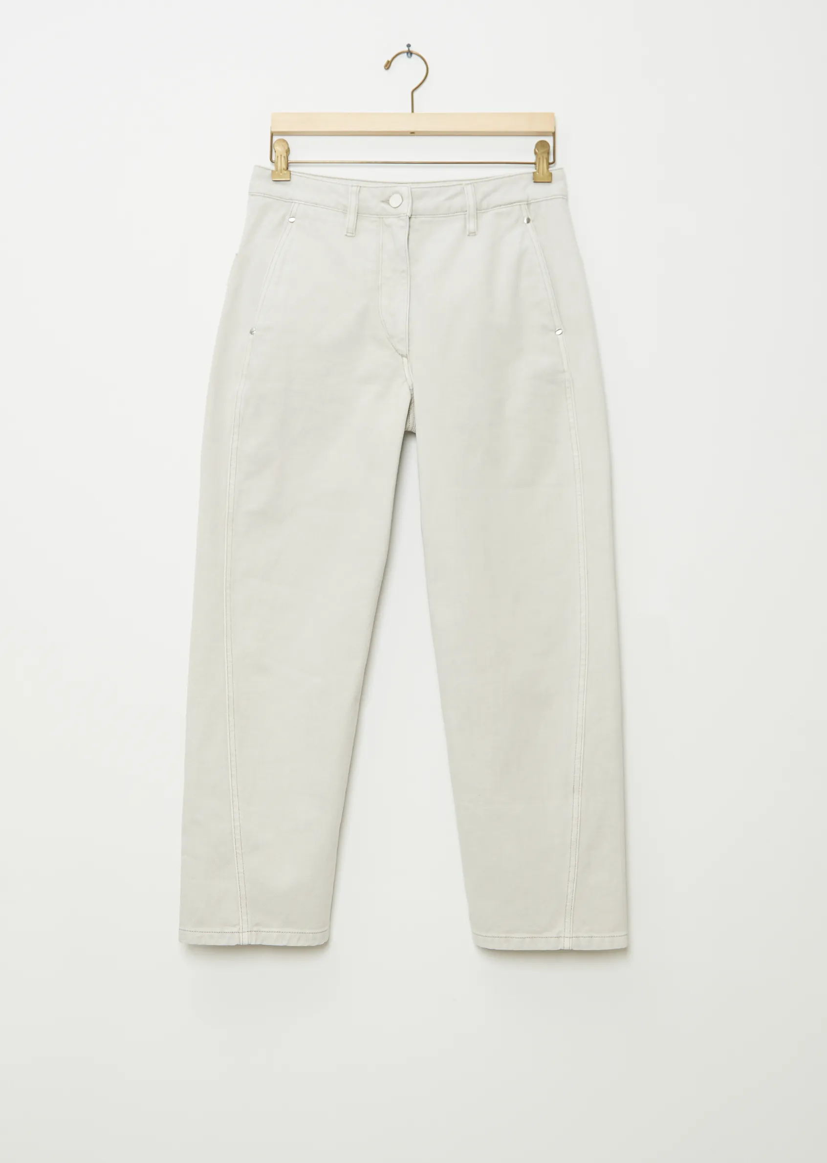 Denim Twisted Pant — Denim Snow Grey