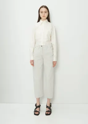 Denim Twisted Pant — Denim Snow Grey