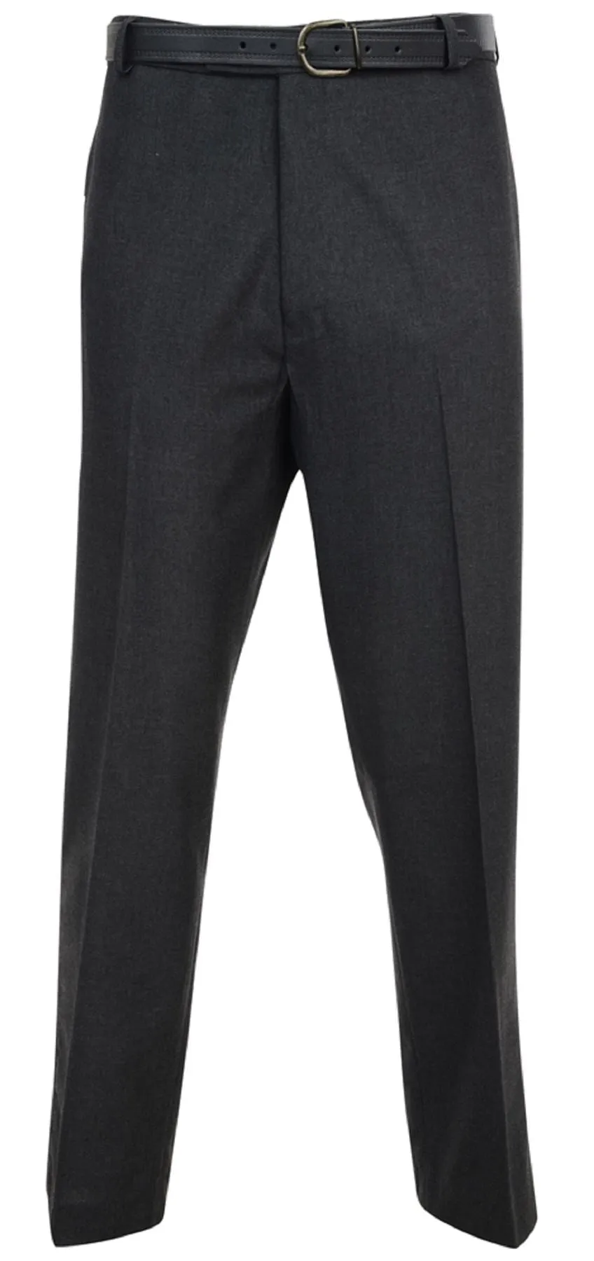 Dura Press Mens Poly Viscose Formal Trousers in Charcoal
