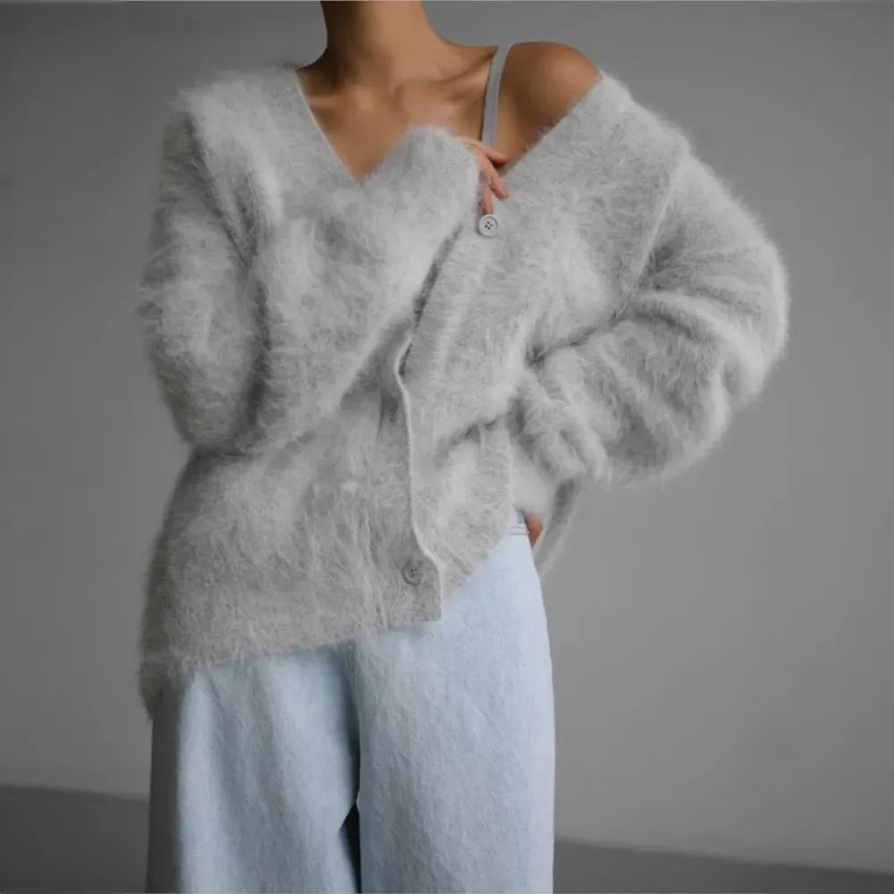 Eliza - Comfortable Cashmere Cardigan