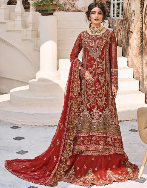 Eshaal by Emaan Adeel Unstitched 3 Piece Emb Organza Collection'2023-ESH-04