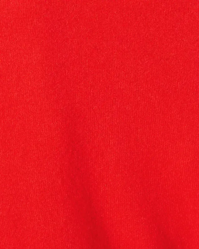 Fairley Cashmere Cardigan, Rococo Red