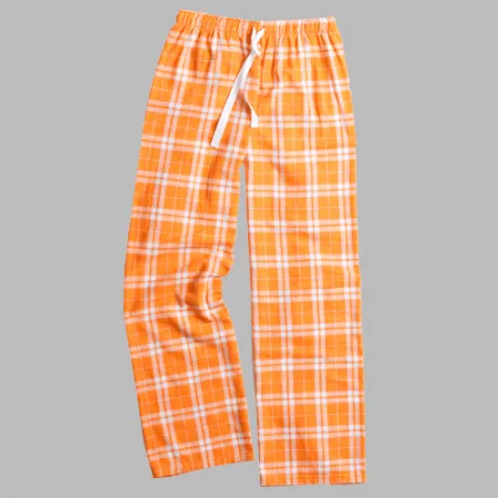FLANNEL PJ PANT - NAVY  OR ORANGE BOXERCRAFT UNISEX PANTS