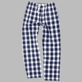 FLANNEL PJ PANT - NAVY  OR ORANGE BOXERCRAFT UNISEX PANTS