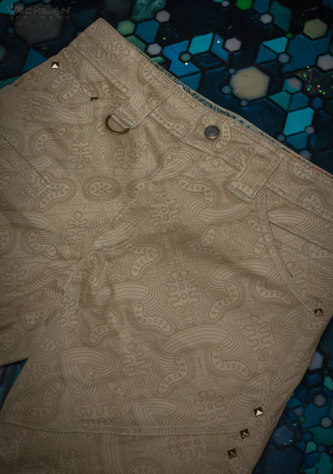 Flying Short Men / Cotton Printed - SAND MYCELIUM Atlantis