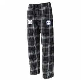 FTA Flannel Plaid Pajama Pant Black/White