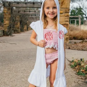 GIRLS TERRY SWIM COVER UP