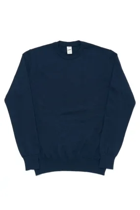 GRP Knitwear Fine Knit Crew SF TEC 1 Merino Blue