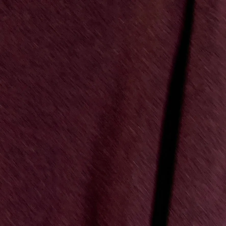 HART SCHAFFNEER MARX Men's Burgundy Extra Fine Merino Wool Crewneck Sweater SZ L