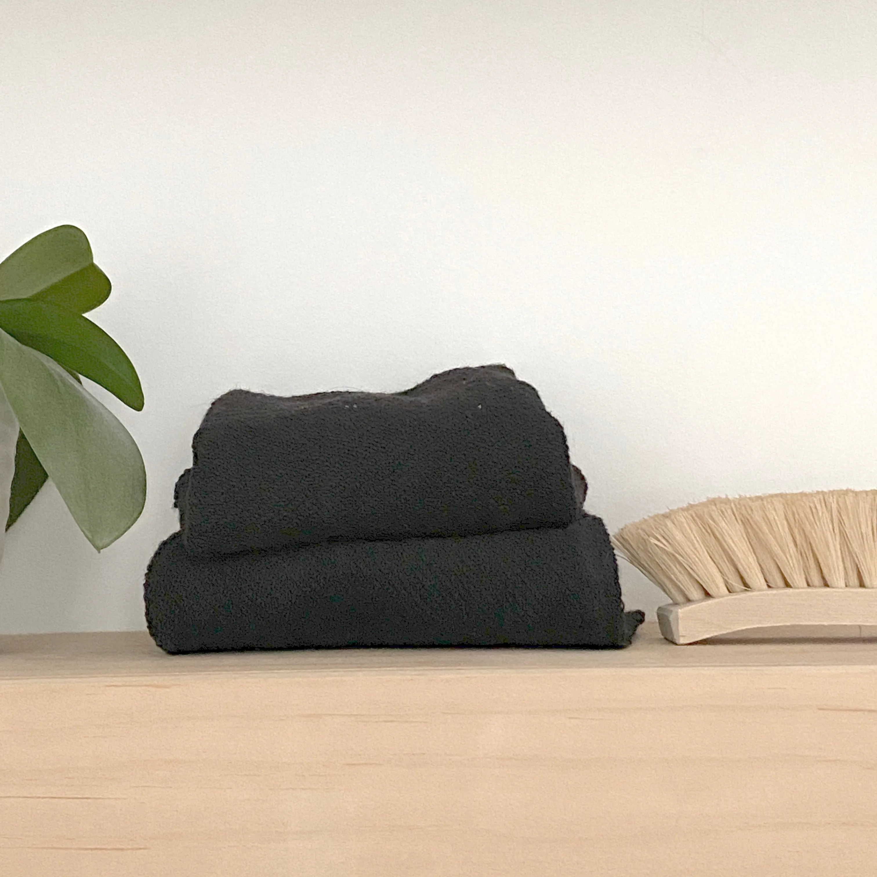 hemp wash cloths (black)