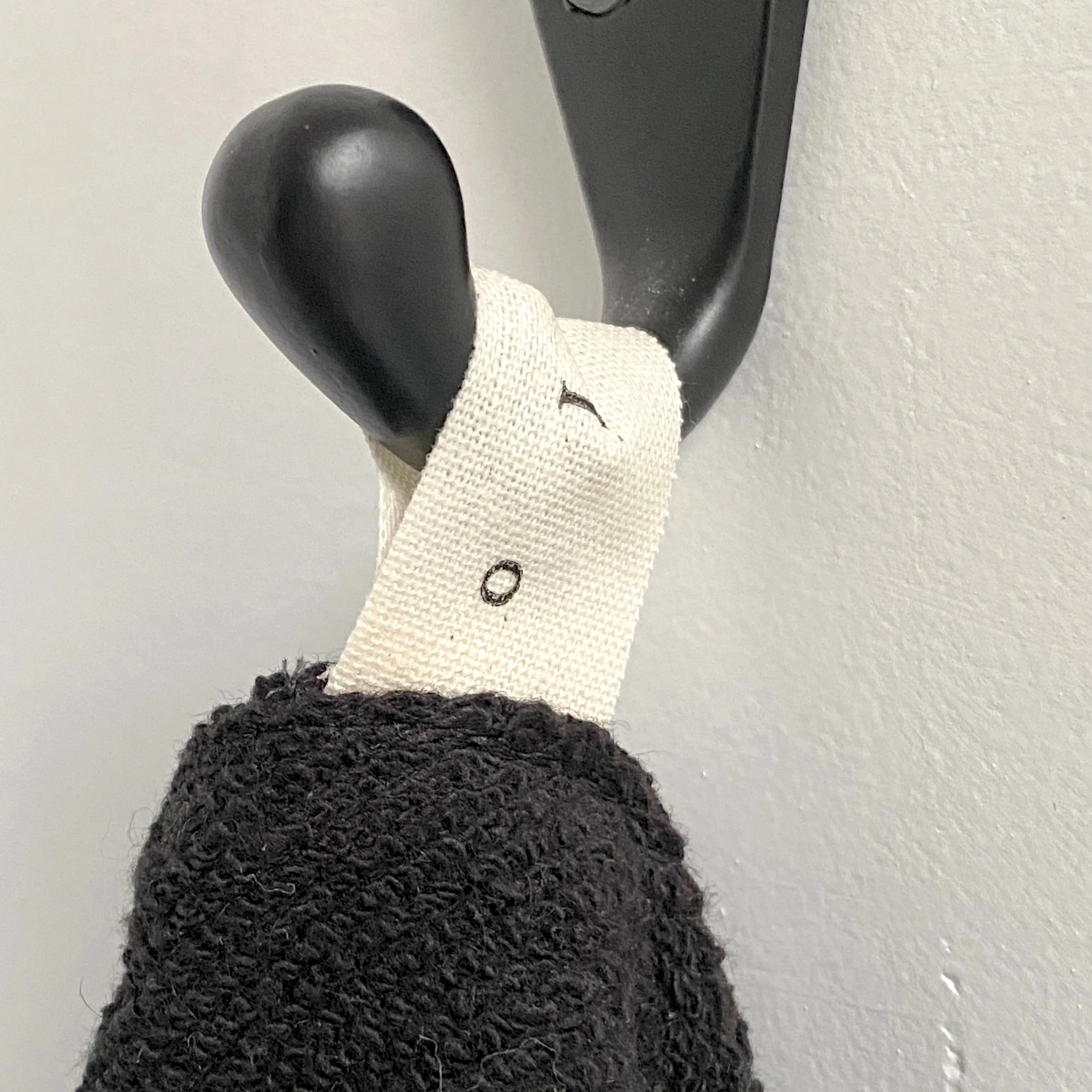hemp wash cloths (black)