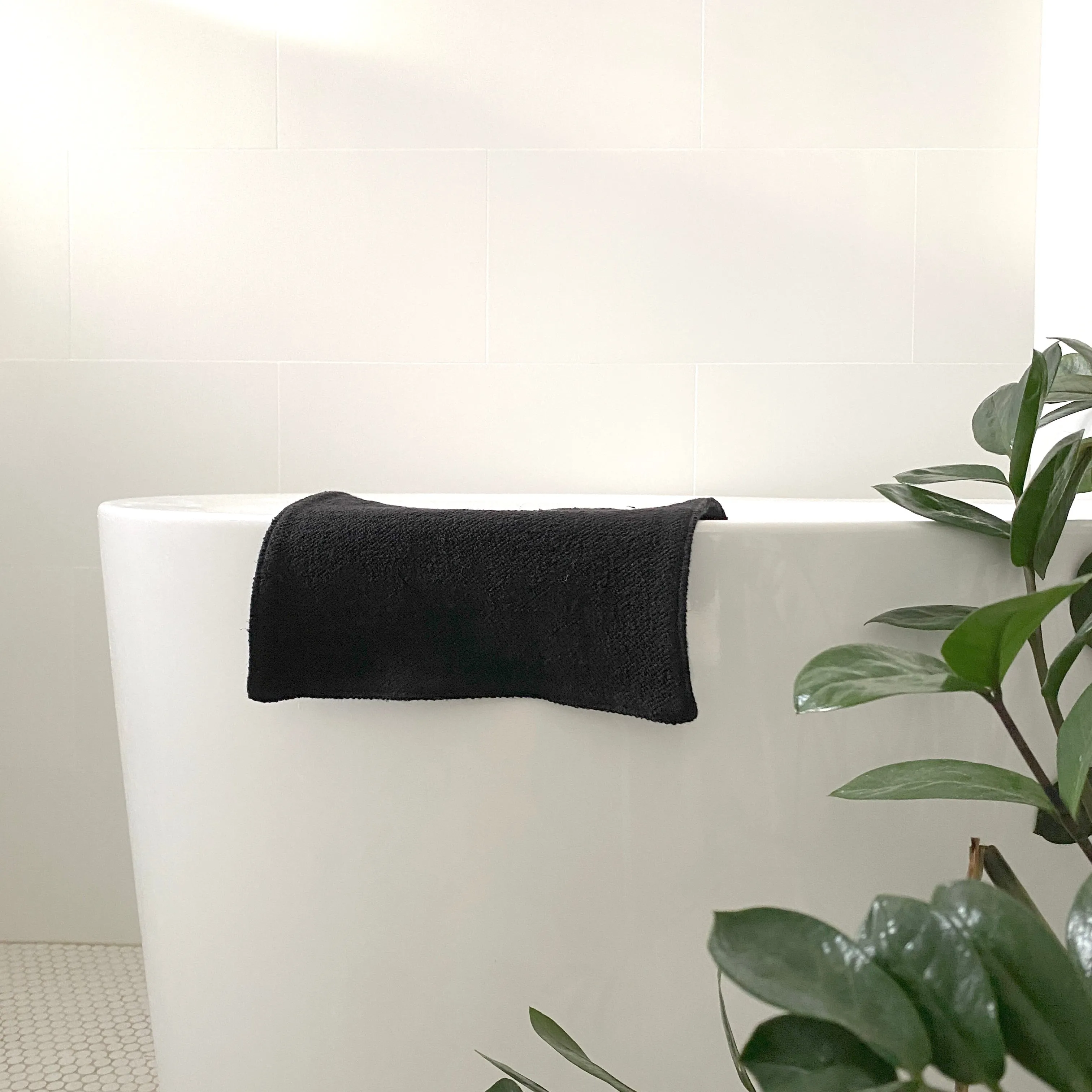 hemp wash cloths (black)