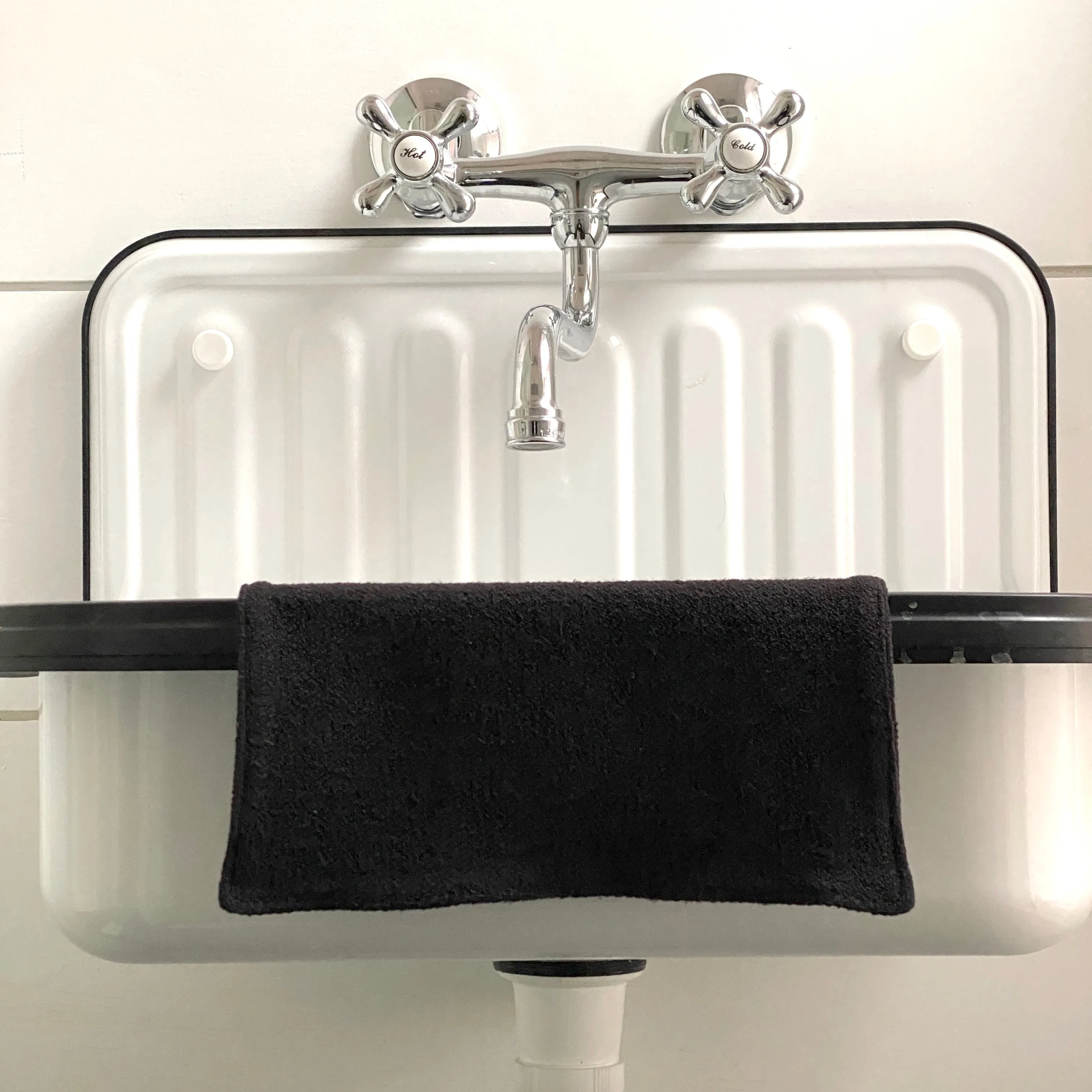hemp wash cloths (black)