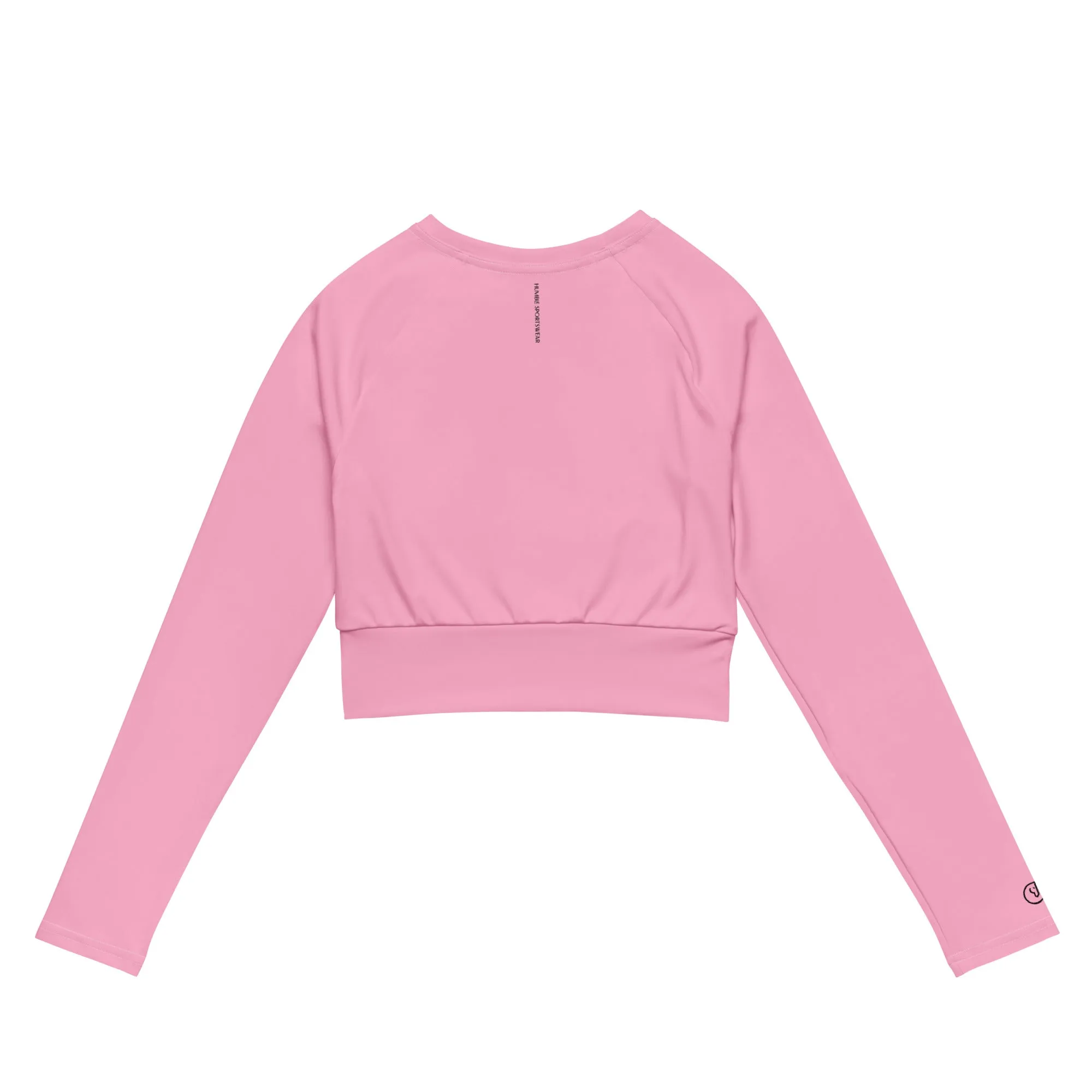 Humble Sportswear™ Blush Pink Compression Crop Top