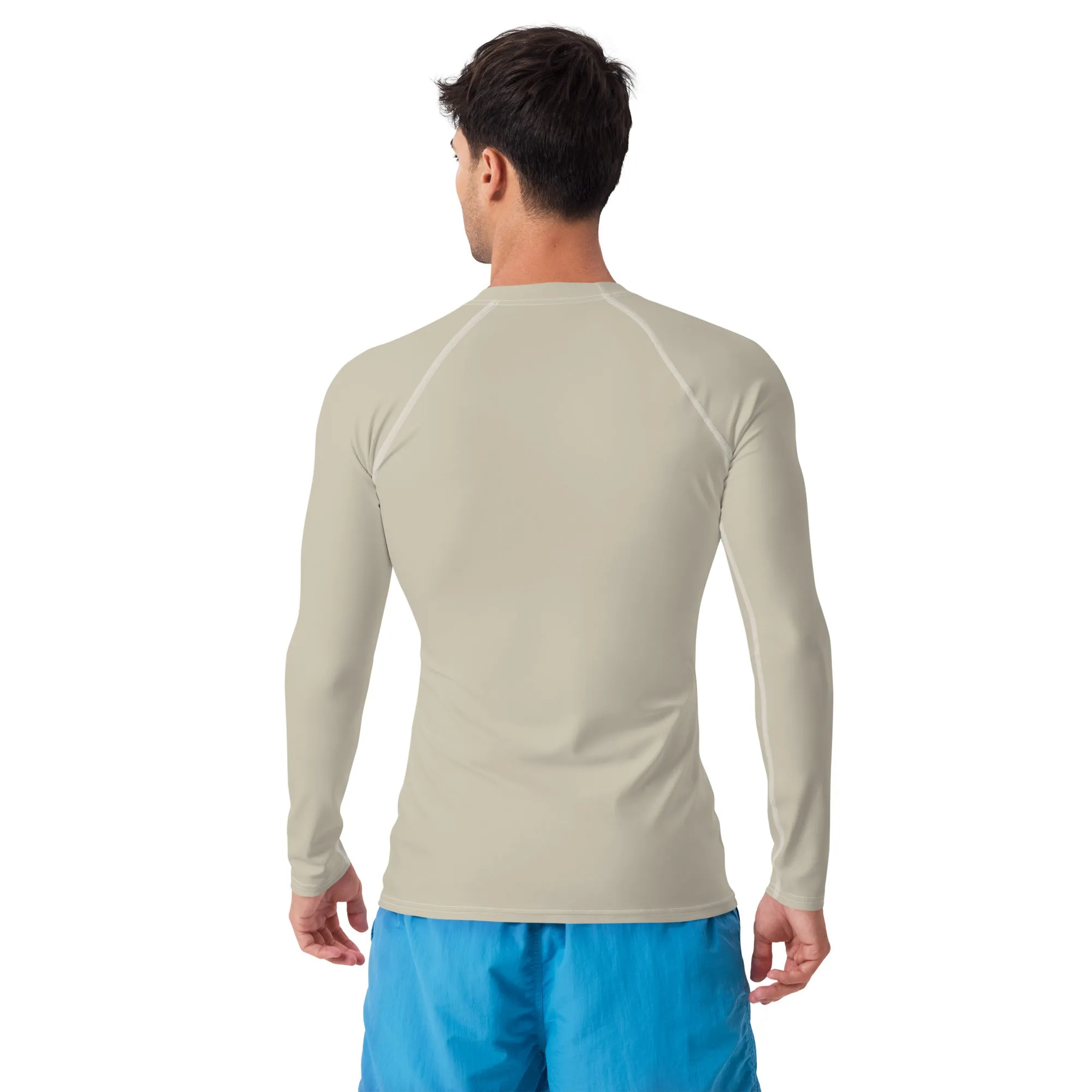 Humble Sportswear™ Men's Beige Rash Guard