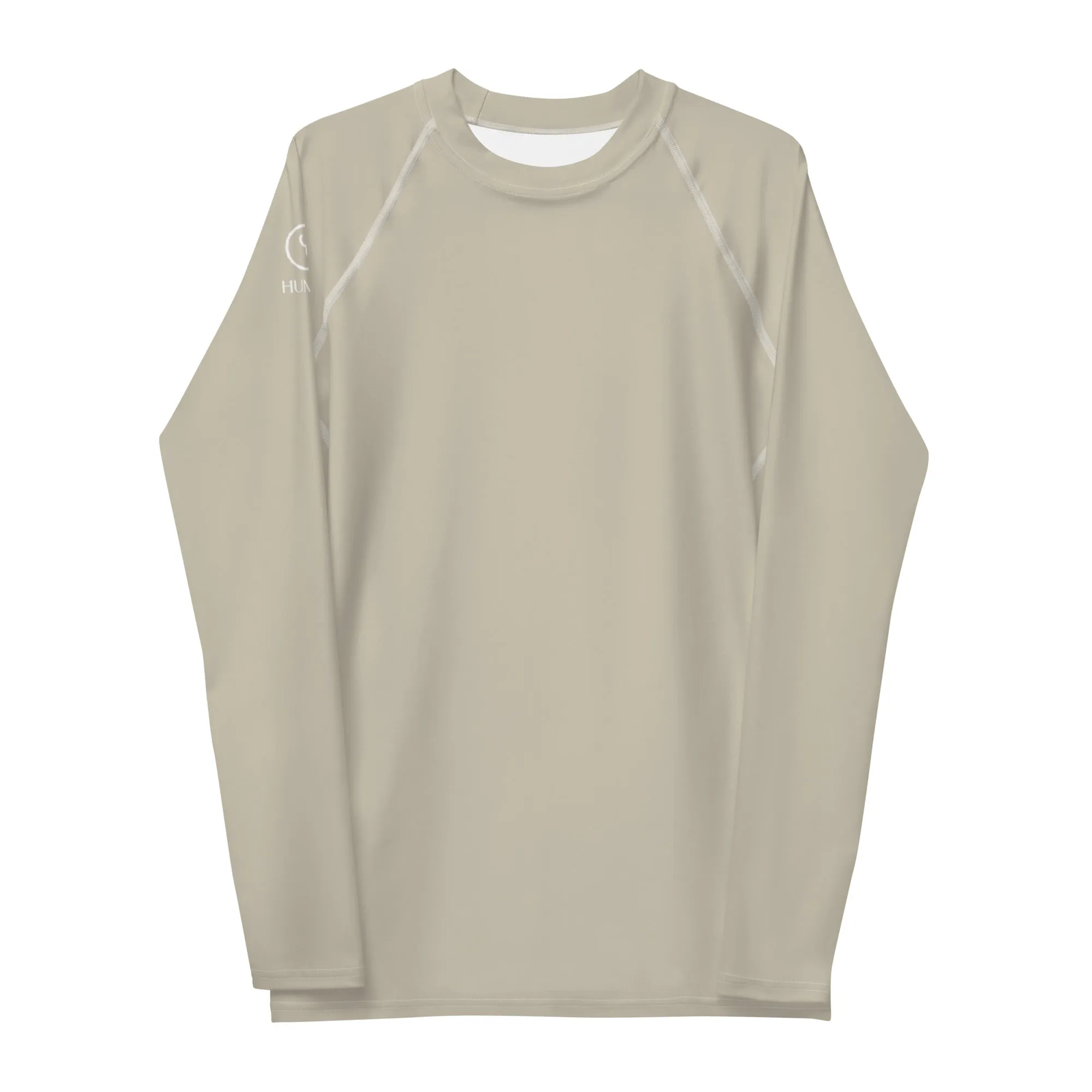 Humble Sportswear™ Men's Beige Rash Guard